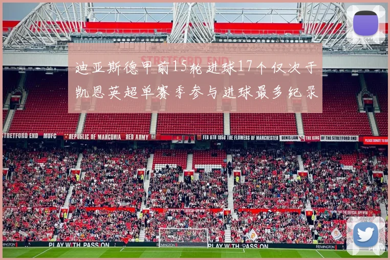 迪亚斯德甲前15轮进球17个仅次于凯恩英超单赛季参与进球最多纪录为18个